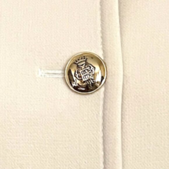 Emilio Pucci Crop Alabaster Silk Wool blend 2 Piec suit - Picture 15 of 17